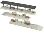 Faller Modelleisenbahn-Geb&auml;ude Faller Spur N 222125 Bahnsteig mit Endst&uuml;cken