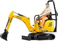 Bruder&reg; Spielzeug-Bagger bworld JCB Bagger 25 cm mit Figur (62002), Made in...