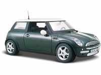 Maisto® Sammlerauto Mini Cooper, 1:24, metallic grün, Maßstab 1:24, aus