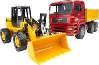 Bruder&reg; Spielzeug-Kipper MAN TGA Kipp-LKW 40 cm mit Gelenkradlader FR130 40c