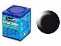 Revell Aqua Color schwarz, seidenmatt RAL 9005 - 18ml (36302)