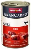 Animonda GranCarno Adult Rind pur 400 g - 6 St&uuml;ck, f&uuml;r: Hund
