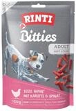 Rinti Bitties weiche Huhnst&uuml;cken Karotte & Spinat 100 g - 12 St&uuml;ck, Snack...