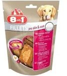 8in1 Fillets Pro Skin & Coat 80 g, Snack f&uuml;r: Hund