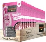 Leonardo Catfood Huhn Pur - getreidefreies Nassfutter mit fettarmen Huhn 16x85g,