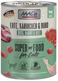 MAC'S Ente, Kaninchen & Rind 800 g - 6 St&uuml;ck, f&uuml;r: Katze