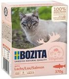 Bozita H&auml;ppchen in So&szlig;e mit Lachs 370 g - 6 St&uuml;ck, Nassfutter f&uuml;r: Katze