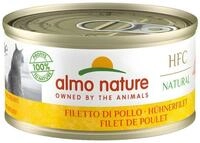 Almo Nature HFC Natural H&uuml;hnerfilet 70 g - 24 St&uuml;ck, Nassfutter f&uuml;r: Katze