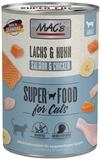 MAC'S Lachs & Huhn 400 g - 6 St&uuml;ck, Nassfutter f&uuml;r: Katze