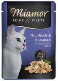 Miamor Feine Filets mit Thunfisch & Calamari in Jelly Pouch 100 g - 24 St&uuml;ck,