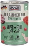 MAC'S Ente, Kaninchen & Rind 400 g - 6 St&uuml;ck, Nahrungserg&auml;nzungsmittel f&uuml;r: Katze