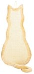 TRIXIE Katzen-Wandregal Kratzbrett Katze - natur/beige - 35 &times; 69 cm