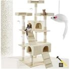 tectake Kratzbaum Katzenbaum Barney 170 cm Diverse Farben, Vielseitig mit...