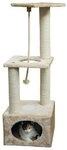 Kerbl Kratzbaum Katzen Kratzbaum PLATIN PRO Farbe: Beige 109 cm 84466