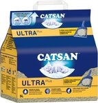 CATSAN Katzenstreu ULTRA Plus Klumpstreu 5l, sehr ergiebig & 100% nat&uuml;rliche