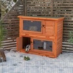 TRIXIE Kleintierstall Kleintierstall mit W&auml;rmed&auml;mmung - braun - 116 &times; 113 &times;...