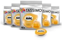 TASSIMO Kaffee Kapseln Caf&eacute; HAG entkoffeiniert T Discs 5x16 Getr&auml;nke koffeinfrei,