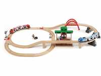 BRIO® Spielzeug-Eisenbahn BRIO® WORLD, Großes Bahn Reisezug Set, (Set), Made...