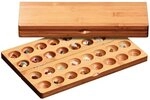 Philos Spiel, Hus - klein - Bambus - mit Natursteinen