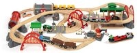 BRIO&reg; Spielzeugeisenbahn-Set World Set Stra&szlig;en und Schienen Bahn Set Deluxe 16