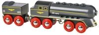 BRIO&reg; Spielzeugeisenbahn-Erweiterung World Schwarzer Kugelblitz mit Tender...