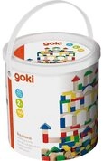 Gollnest & Kiesel Goki 58669 - Bausteine, bunt, Holz, 100-teilig, im Eimer