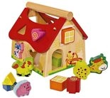 Eichhorn Steckspielzeug Steckhaus, (Set, 15-tlg), aus Holz