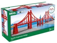 BRIO&reg; Spielzeugeisenbahn-Br&uuml;cke Brio World Eisenbahn Br&uuml;cke H&auml;ngebr&uuml;cke 5 Teile