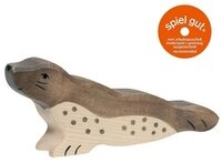 goki Spielfigur HOLZTIGER Robbe, Kopf hoch