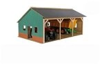 Kids Globe Spielwelt f&uuml;r Traktoren + Anh&auml;nger 1:16 f&uuml;r 3 Fahrzeuge