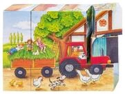 Gollnest & Kiesel Puzzle W&uuml;rfelpuzzle Jahreszeiten Bauernhof, Puzzleteile