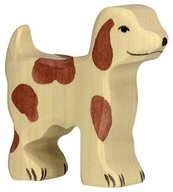 Holztiger Tierfigur HOLZTIGER Hofhund aus Holz - klein