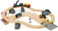 BRIO&reg; Spielzeug-Eisenbahn BRIO&reg; WORLD, Stra&szlig;en & Schienen Steinverlade Set, (Set)