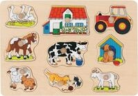 Gollnest & Kiesel Puzzle Steckpuzzle Bauernhof I, Puzzleteile