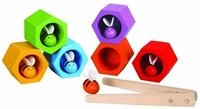 Plantoys Stapelspielzeug Geschicklichkeitsspiel Bienenwaben