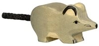 Holztiger Tierfigur HOLZTIGER Maus aus Holz