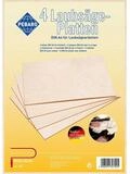 Pebaro Kreativset PEBARO Laubs&auml;geplatten unbedruckt natur DIN A4 4 St&uuml;ck...
