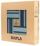 KAPLA&reg; 40 Holzbausteine blau mit Ideenbuch, Pinienholz, ab 2 Jahren...