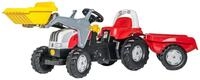 rolly toys&reg; Tretfahrzeug rollyKid, Steyr CVT 6165, Traktor mit Trailer und...