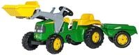 rolly toys&reg; Trettraktor rollyKid, John Deere, mit Trailer und Lader