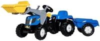 rolly toys&reg; Tretfahrzeug rollyKid, NH T7040, Traktor mit Trailer und Lader