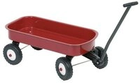 goki Bollerwagen, 101 x 25,5 x 21 cm, Rot, aus Holz