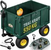 Gardebruk Bollerwagen, Transportwagen Klappbar 550kg Gartenwagen mit Rollen...