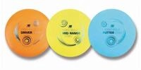Sunflex Wurfscheibe Disc Golf Set mit Tragetasche