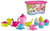 Simba Dickie Spielgeschirr Tee Service Magic Susy mit Cupcakes 24 Teile