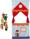 roba&reg; Kasperltheater mit Handpuppen T&uuml;rtheater (Set, 7-tlg)