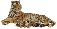 papo Spielfigur Spielfigur Liegende Tigerin mit Babys 5,8cm