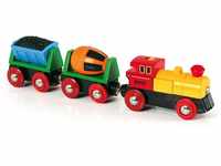BRIO® Spielzeug-Eisenbahn BRIO® WORLD, Zug mit Batterielok, mit LichtMade in