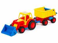 WADER QUALITY TOYS Spielzeug-Traktor Basics Traktor mit Frontschaufel und