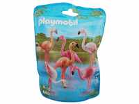 Playmobil® Spielfigur Playmobil 6651 Flamingos Familie 6 Stück Rosa Rot,...